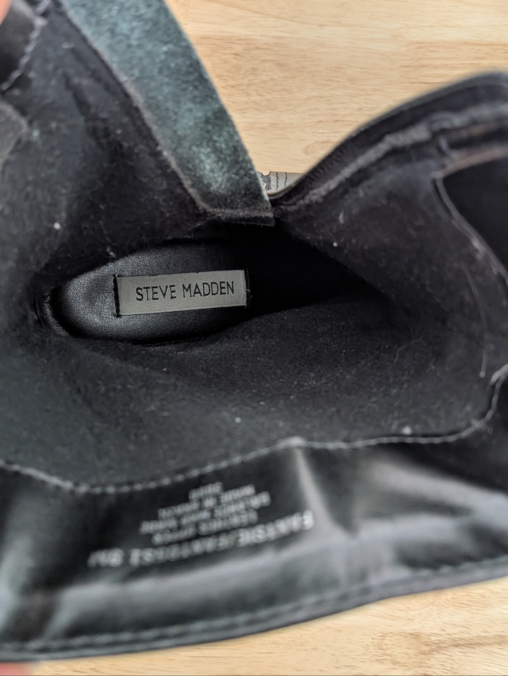 Steve Madden Fantsie Chunky Platform Boot Size 9 Black - Picture 7 of 7